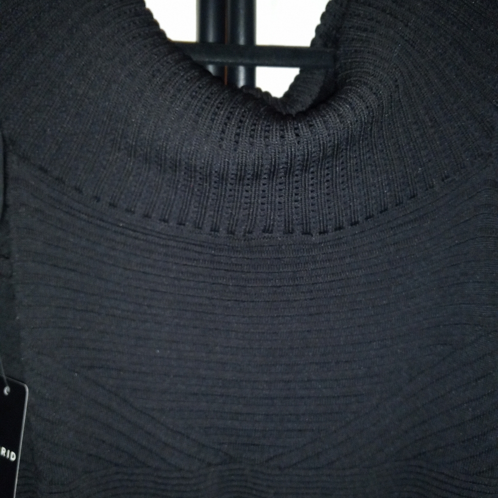 Fishtail Black Dress